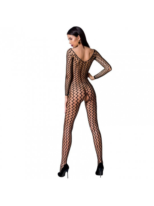 PASSION - DONNA BS068 BODYSTOCKING NERO TAGLIA UNICA