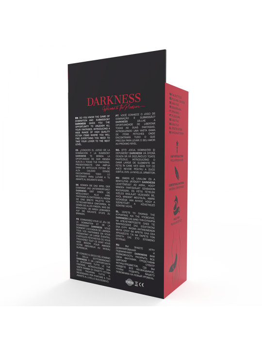 DARKNESS - PLUG ANALE IN SILICONE CON CODA GRIGIA