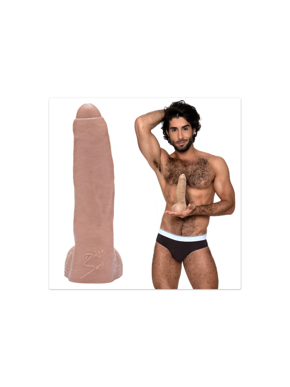 FLESHJACK - DIEGO SENZA DILDO 19 CM