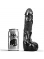 ALL BLACK - PENE ANALE REALISTICO 20 CM