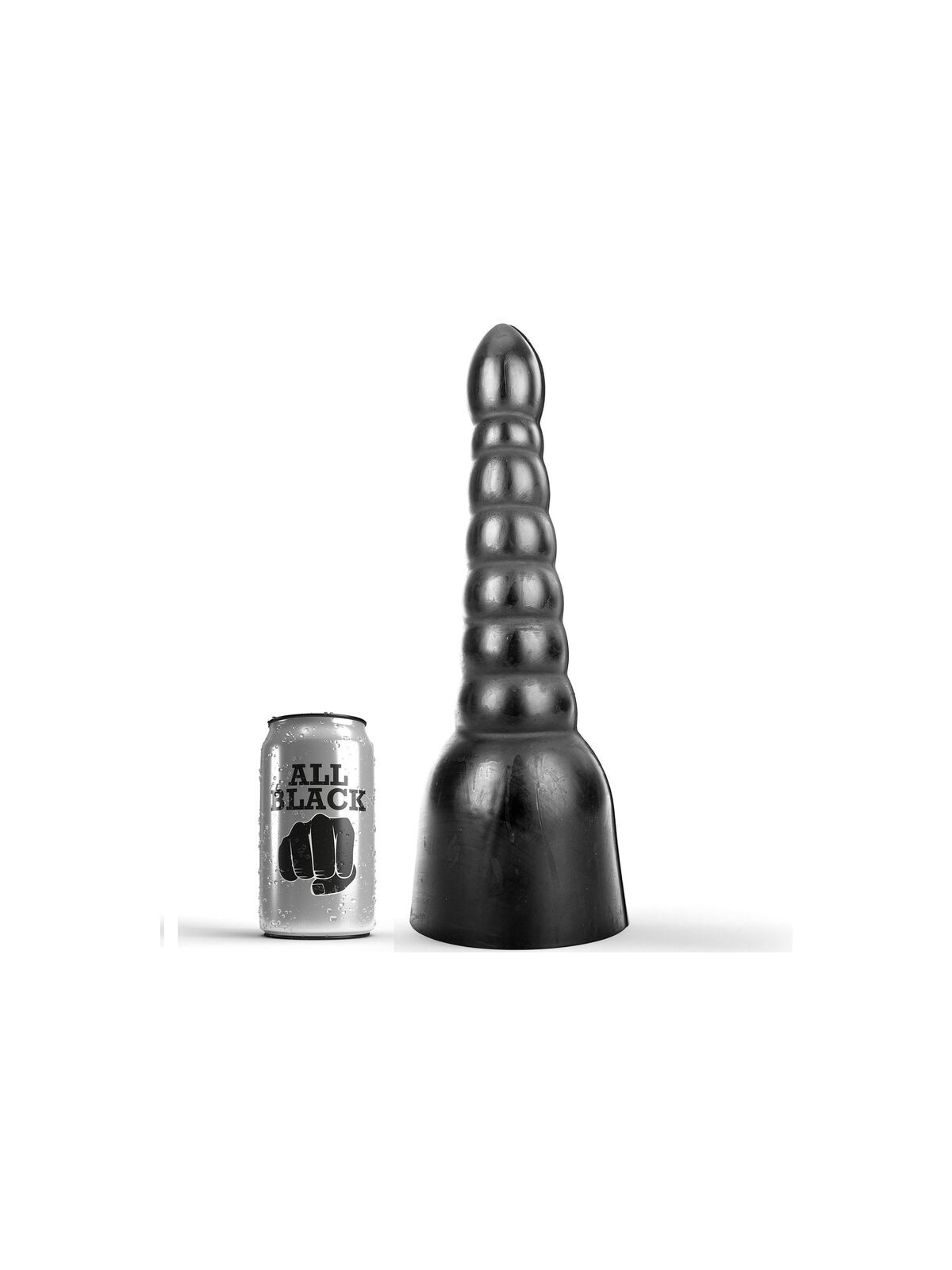 ALL BLACK - DILDO 34 CM