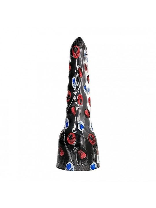 ALL BLACK - DILDO 34 CM