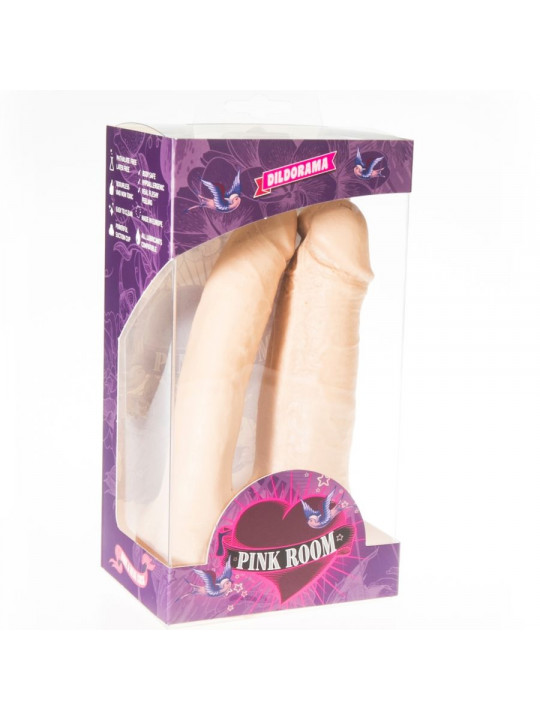 PINK ROOM - ARTHUS DOPPIO DILDO REALISTICO FLESH 17CM/15.5CM