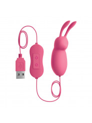 OMG - CUTE RABBIT POTENTE VIBRATORE ROSA USB