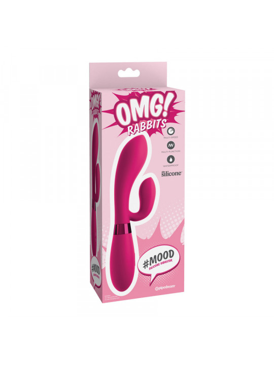 OMG - MOOD VIBRATORE IN SILICONE ROSA