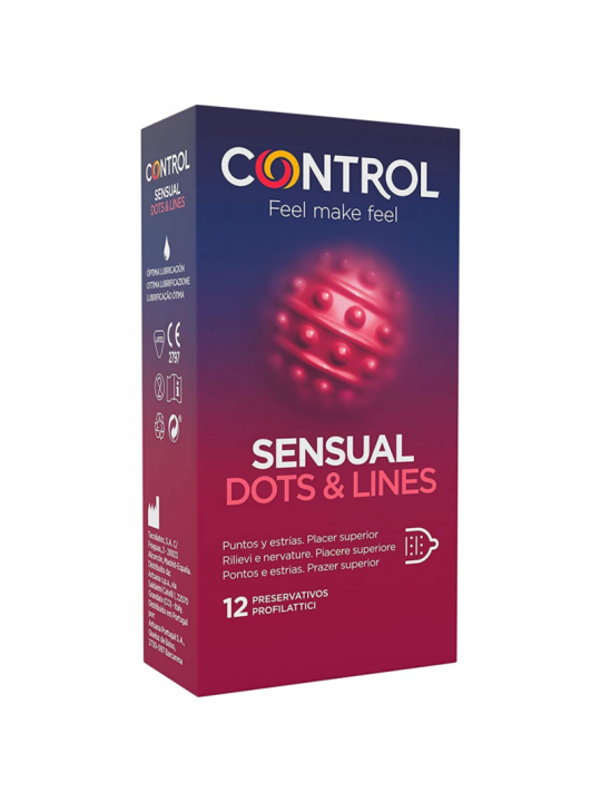 CONTROL - PUNTI E LINEE SENSUALI PUNTI E SMAGLIATURE 12 UNITÀ