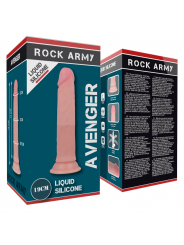 ROCKARMY - LIQUID SILICONE PREMIUM AVENGER REALISTICO 19 CM -O- 3.98 CM