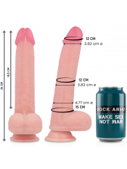 ROCKARMY - LIQUID SILICONE PREMIUM KINGCOBRA REALISTICO 24 CM -O- 4.77 CM