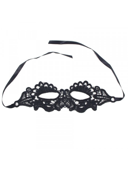 QUEEN LINGERIE - MASCHERA NERA TAGLIA UNICA