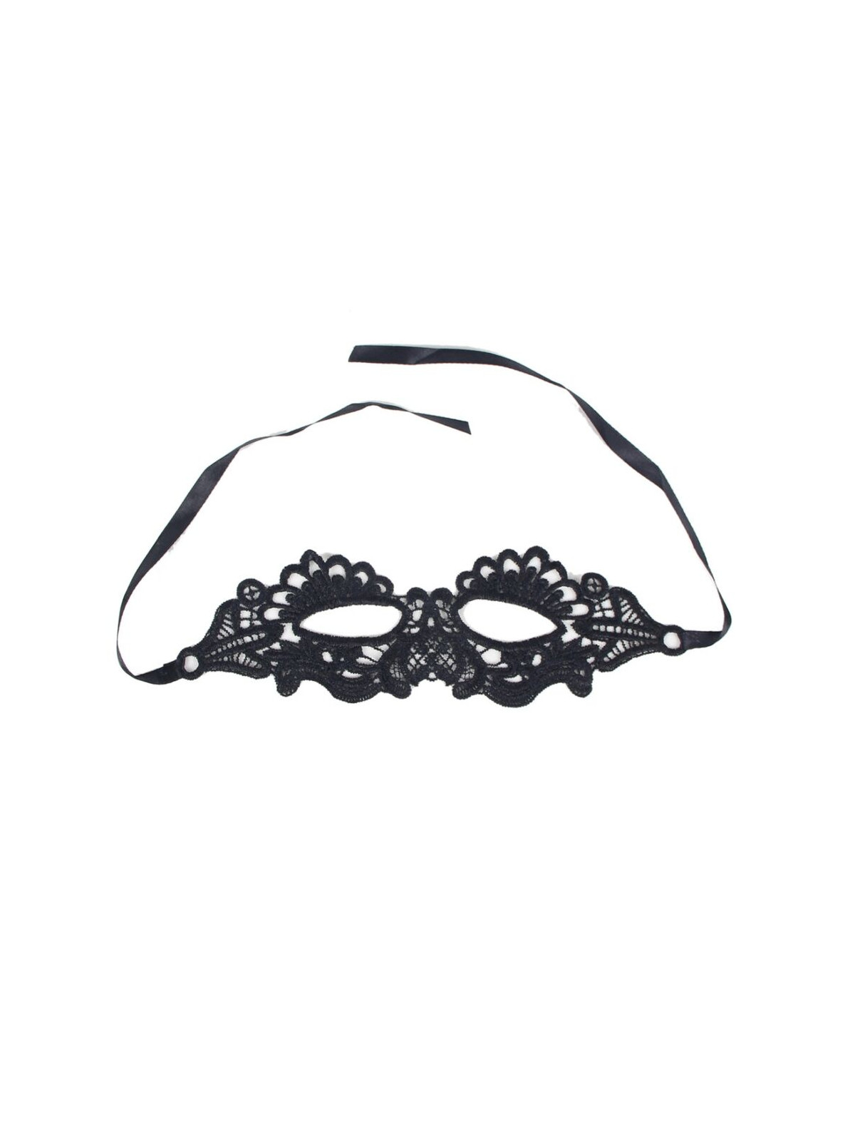 QUEEN LINGERIE - MASCHERA NERA TAGLIA UNICA