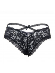 QUEEN LINGERIE - SLIP IN PIZZO FLOREALE S/M