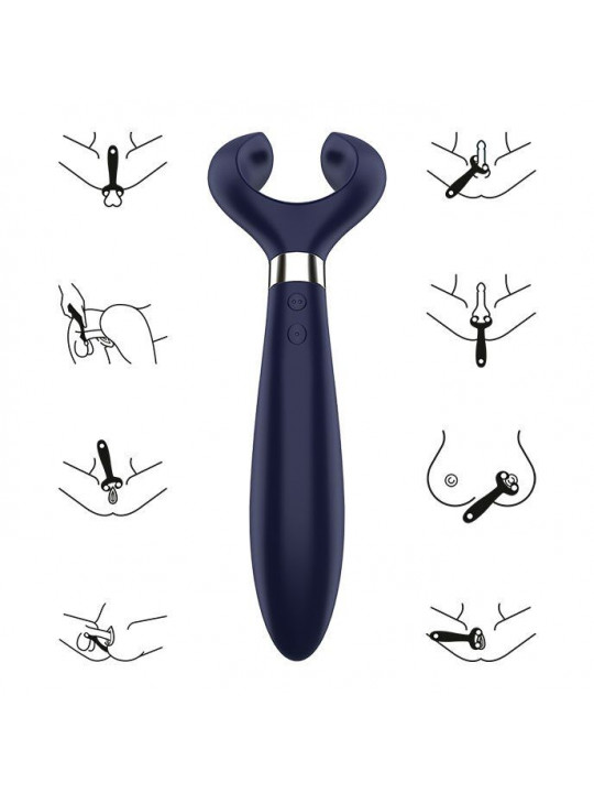 SATISFYER - DIVERTIMENTO INFINITO MULTI VIBRATOR 3 BLU