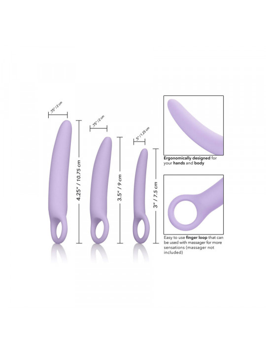 CALEXOTICS - DR LAURA BERMAN ALENA SET DI 3 DILATORI IN SILICONE