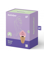 SATISFYER - SWEET TREAT SPINNATOR MARRONE E ROSA