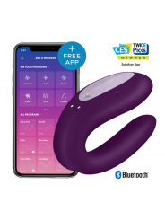 SATISFYER - DOUBLE JOY CON APP VIOLA