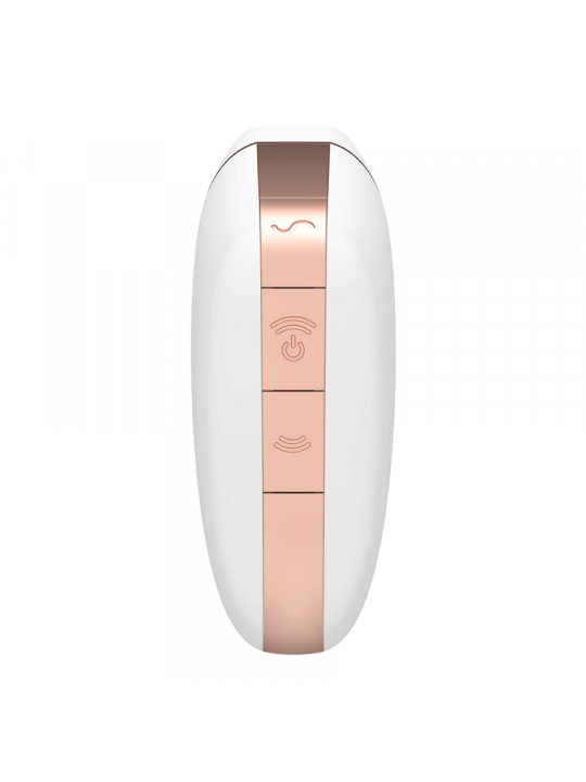 SATISFYER - STIMOLATORE E VIBRATORE TRIANGOLO LOVE BIANCO