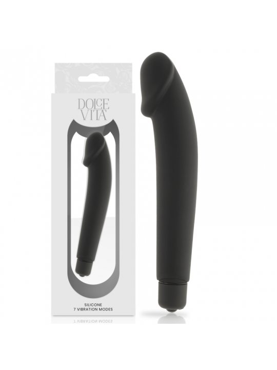 DOLCE VITA - REALISTIC BLACK SILICONE