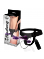 HARNESS ATTRACTION - RODNEY DOPPIA PENETRAZIONE VIBRATORE 18 CM -O- 3.5 CM