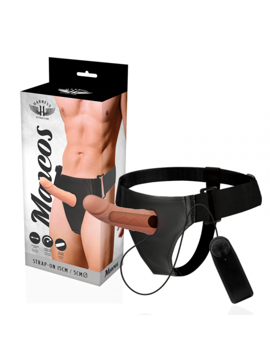 HARNESS ATTRACTION - RNES TELAI CAVI CON VIBRATORE 15 CM -O- 5 CM