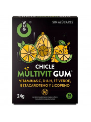 WUG GUM - MULTIVIT VITAMIN C, H, D, BETA-CAROTENE, LYCOPENE AND GREEN TEA 10 UNITS