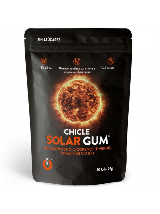 WUG GUM - SOLAR GUM SUN TANNING 10 UNITS