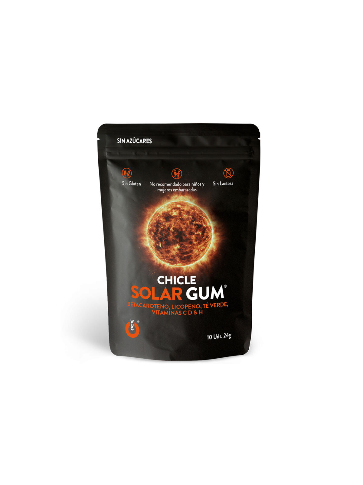 WUG GUM - SOLAR GUM SUN TANNING 10 UNITS