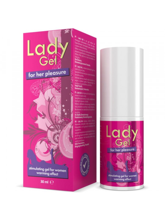 INTIMATELINE - LADY GEL PER GER PLEASURE GEL STIMOLANTE CON EFFETTO CALORE ELLA 30 ML