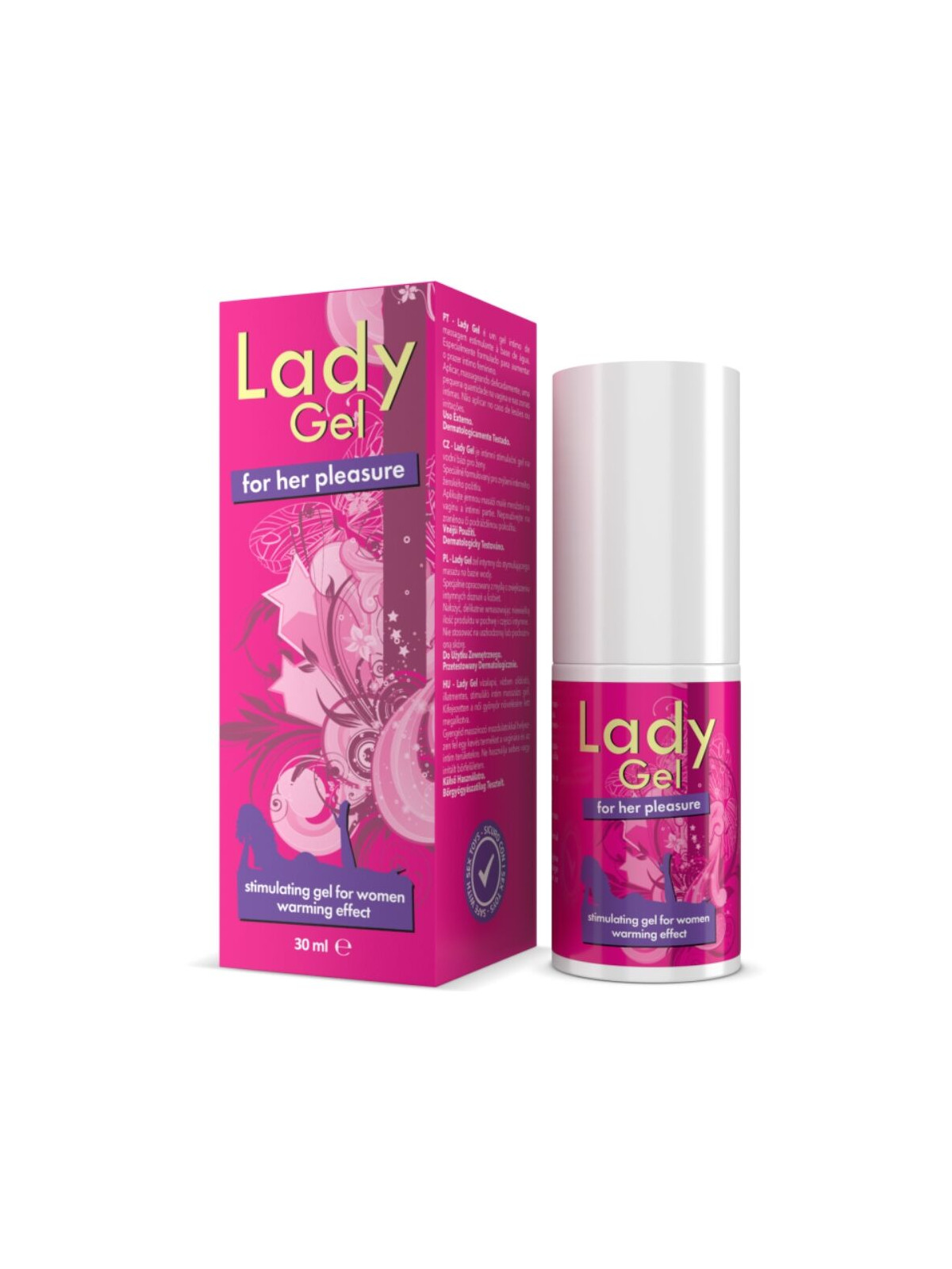 INTIMATELINE - LADY GEL PER GER PLEASURE GEL STIMOLANTE CON EFFETTO CALORE ELLA 30 ML