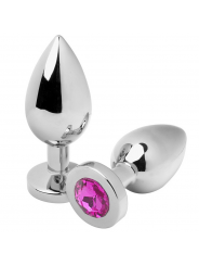 METAL HARD - PLUG ANALE DIAMOND PINK PICCOLO 5.71CM