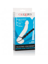 CALEXOTICS - DOPPIO PENETRATORE CON PERLINE NERO