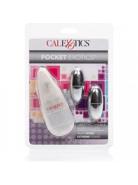 CALEXOTICS - PROIETTILI VIBRANTI ARGENTO DUO