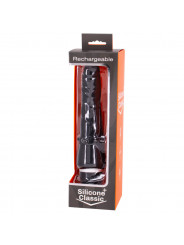 SEVEN CREATIONS - VIBRATORE RICARICABILE NERO 7V 20 CM