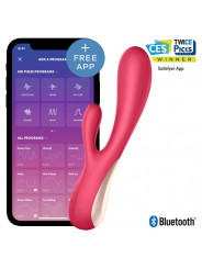 SATISFYER - MONO FLEX ROSSO CON APP