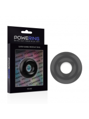 POWERING - ANELLO PER PENE SUPER FLESSIBILE E RESISTENTE 3,5 CM NERO