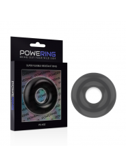 POWERING - ANELLO PER PENE SUPER FLESSIBILE E RESISTENTE 4,5 CM NERO