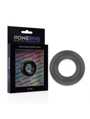 POWERING - ANELLO PER PENE SUPER FLESSIBILE E RESISTENTE 3,8 CM PR04 NERO