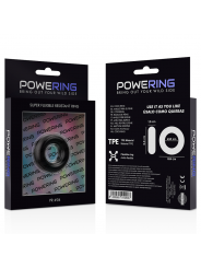 POWERING - ANELLO PER PENE SUPER FLESSIBILE E RESISTENTE 3,8 CM PR04 NERO