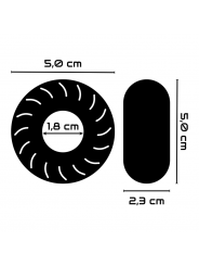 POWERING - ANELLO PER PENE SUPER FLESSIBILE E RESISTENTE 5CM PR08 TRASPARENTE