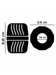 POWERING - ANELLO PER PENE SUPER FLESSIBILE E RESISTENTE 5 CM PR11 TRASPARENTE