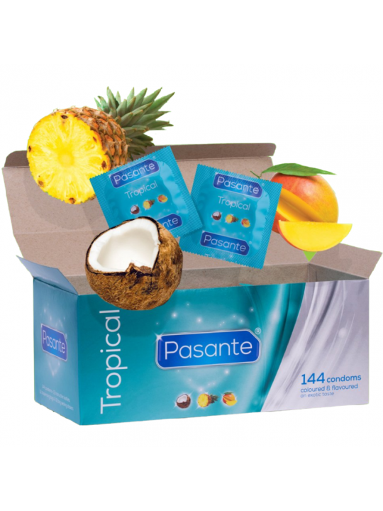 PASANTE - PRESERVATIVI SAPORI TROPICALI 144 UNIT