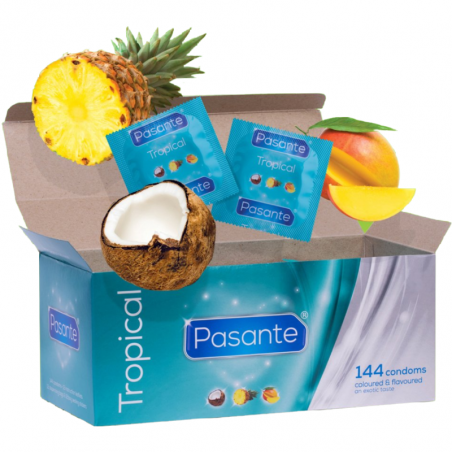 PASANTE - PRESERVATIVI SAPORI TROPICALI 144 UNIT