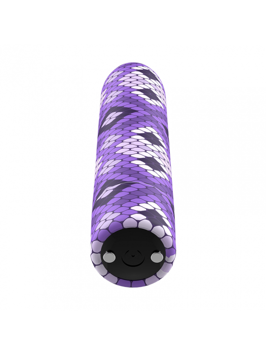 CUSTOM BULLETS - RECHARGEABLE SNAKE PURPLE MAGNETIC BULLET 10V