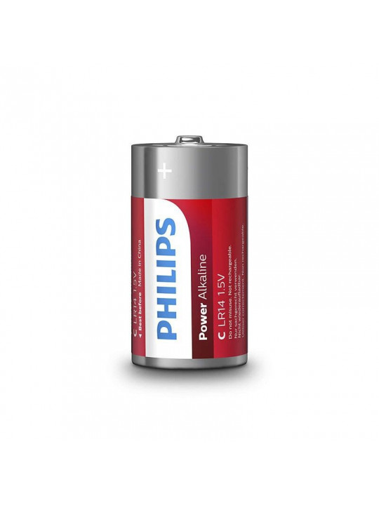 PHILIPS - POWER ALKALINE PILA C LR14 BLISTER * 2