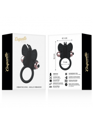 COQUETTE CHIC DESIRE - ANELLO CAZZO FARFALLA CON VIBRATORE NERO/ORO