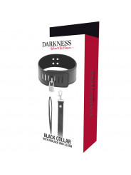 DARKNESS - COLLARE BDSM CON CHIUSURA NERA