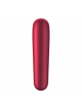 SATISFYER - VIBRATORE E VENTOSA DUAL LOVE CON ARIA PULSATA ROSSO