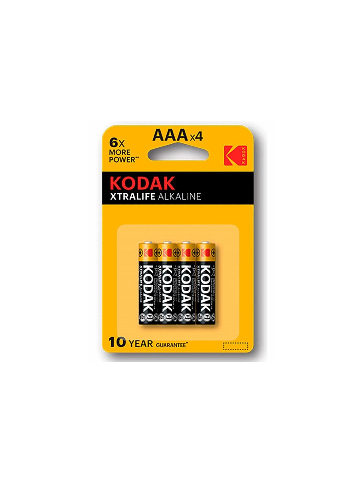 KODAK - BATTERIA ALCALINA XTRALIFE AAA LR03 BLISTER * 4