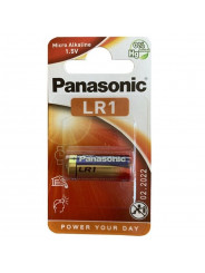 PANASONIC - BATTERIA ALCALINA LR1 1.5V BLISTER 1 UNITÀ