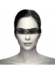 COQUETTE CHIC DESIRE - MASCHERA IN PIZZO NERO CON NASTRO