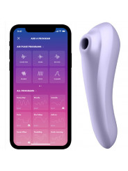 SATISFYER - VIBRATORE DUAL PLEASURE AIR PULSE MAUVE